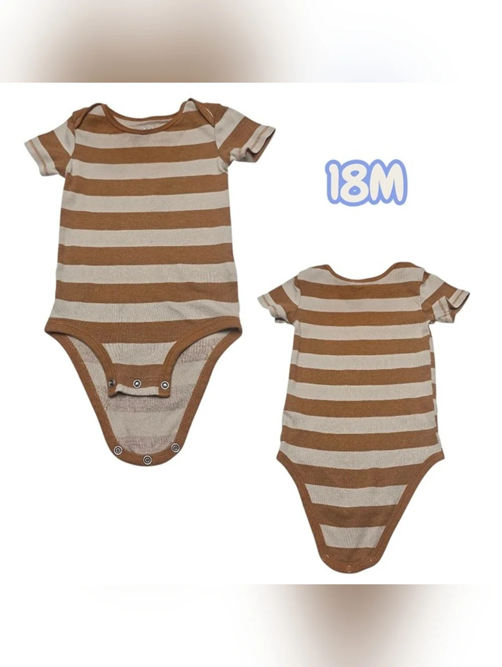 ​5-Pc Baby Boy Bundle 18M Romper Bodysuits Sweater Knit Set